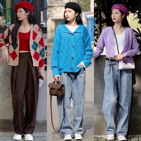 thời trang, thời trang mùa đông, quần ống rộng, phối quần ống rộng