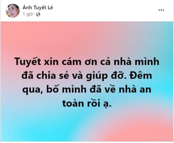 NSƯT Lê Ánh Tuyết, bố NSƯT Lê Ánh Tuyết, Lê Ánh Tuyết