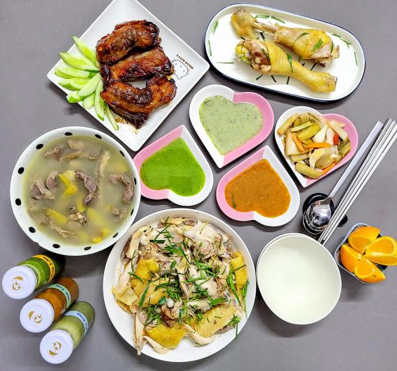 mâm cơm, mâm cơm nấu cho con, món ngon 