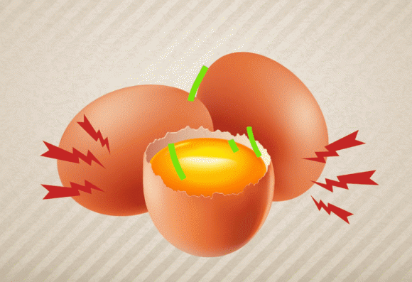 trứng hư, trứng hỏng, trứng mới, kiến thức 