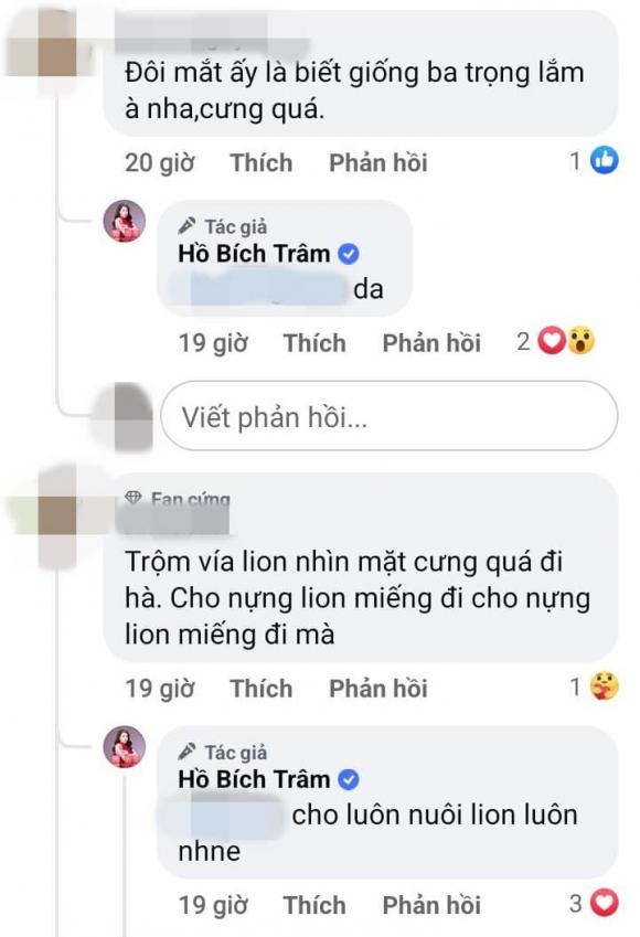 Hồ Bích Tâm, sao Việt, con trai Hồ Bích Trâm