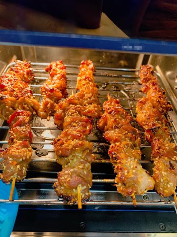 thịt xiên nướng, cách làm thịt xiên nướng, món ngon 