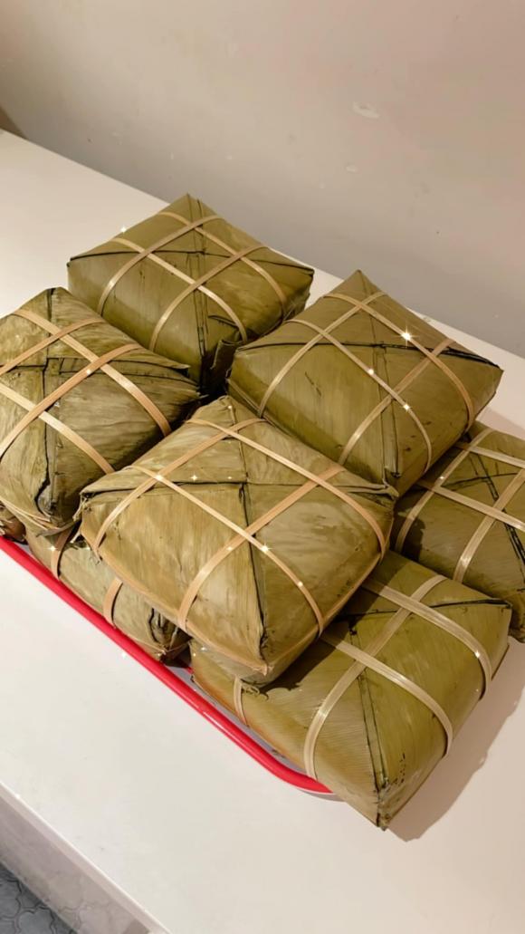 bánh chưng, nhuộm màu cho bánh chưng, bánh chưng xanh  