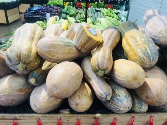 bí ngô, mua củ quả, kinh nghiệm đi chợ