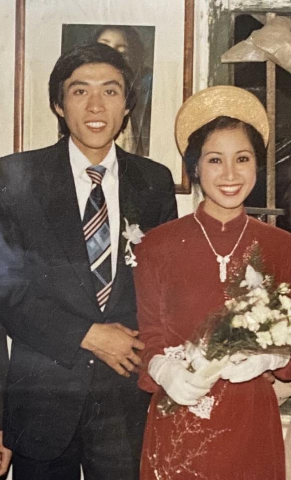 Ảnh cưới hiếm hoi của NS Đỗ Kỷ và Lan Hương cách đây 35 năm.