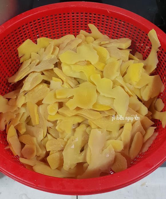 mứt gừng, món mứt gừng, công thức làm mứt gừng