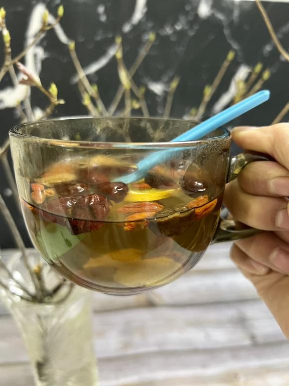 trà cam, cam sấy, công thức trà cam