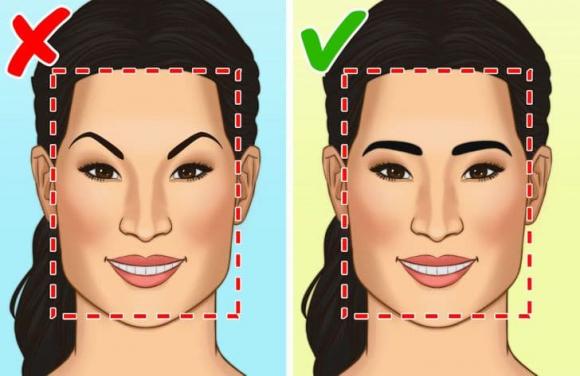 lông mày đẹp, vẽ lông mày, kẻ lông mày