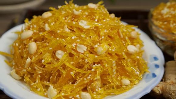 mứt gừng, công thức làm mứt gừng, món mứt