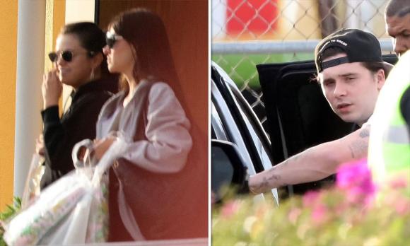 David Beckham, Victoria, Brooklyn, Nicola, gia đình nhà Beckham đón năm mới, sao Hollywood