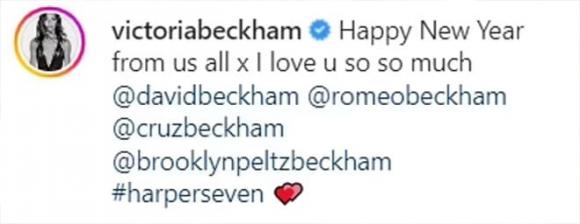 David Beckham, Victoria, Brooklyn, Nicola, gia đình nhà Beckham đón năm mới, sao Hollywood