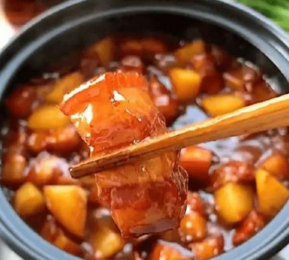 thịt kho, thịt kho hạt dẻ, món ngon mỗi ngày