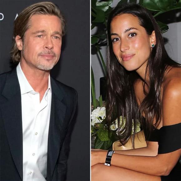 Brad Pitt, Ines de Ramon, Brad continues to flirt with his young lover, Ines de Ramon goes topless