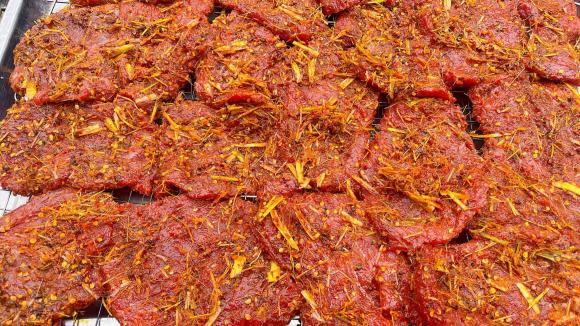 bò một nắng, công thức làm món bò một nắng, món ngon từ thịt bò