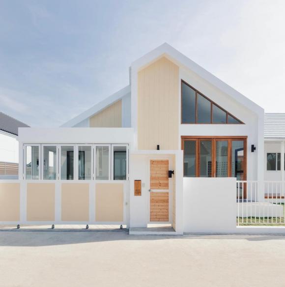 nhà cấp bốn, nhà cấp bốn thiết kế mới lạ, nhà đẹp 