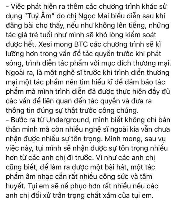 ngọc mai, xesi, sao việt 