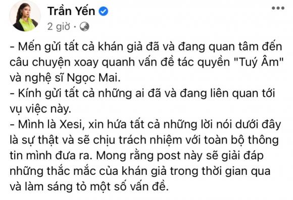 ngọc mai, xesi, sao việt 