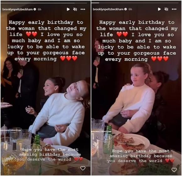 Victoria và David Beckham, Nicola, Brooklyn, Selena Gomez