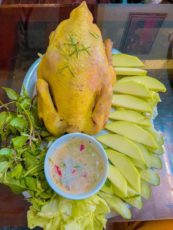 gà hấp muối tiêu, công thức gà hấp muối tiêu, gà hấp