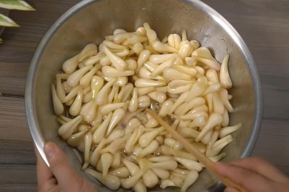 kiệu ngâm chua ngọt, công thức kiệu ngâm chua ngọt, món kiệu ngâm