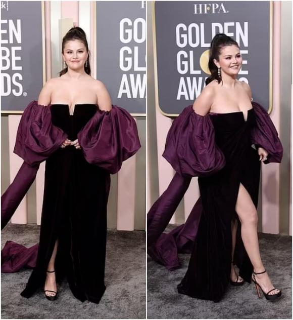 Selena Gomez, Selena Gomez đáp trả những bình luận chê bai cơ thể sau khi tham dự Quả cầu vàng 2023, sao Hollywood