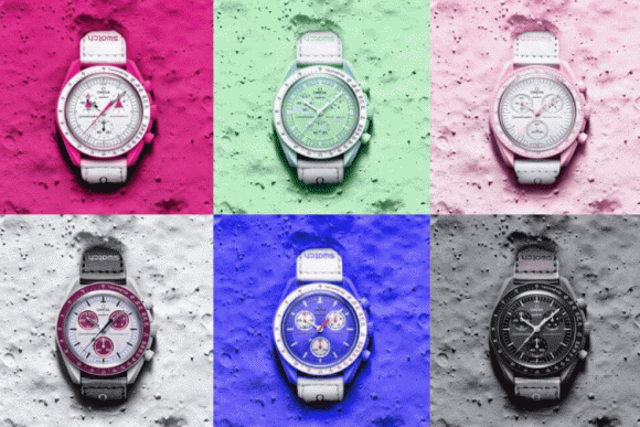 đồng hồ xa xỉ, đồng hồ hàng hiệu, Rolex, Hublot, Omega Speedmaster, MoonSwatch