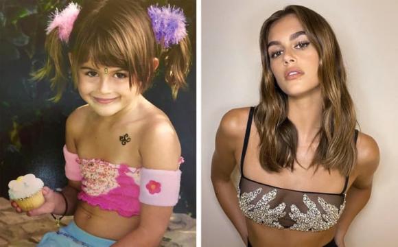 Kaia Gerber, Gigi Hadid, ảnh hồi bé của sao, sao ngoại 