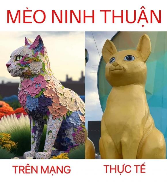 tượng mèo, linh vật mèo, năm quý mão, mèo ninh thuận