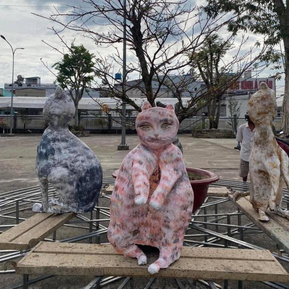 tượng mèo, linh vật mèo, mèo Đồng Nai