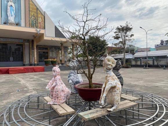 tượng mèo, linh vật mèo, mèo Đồng Nai