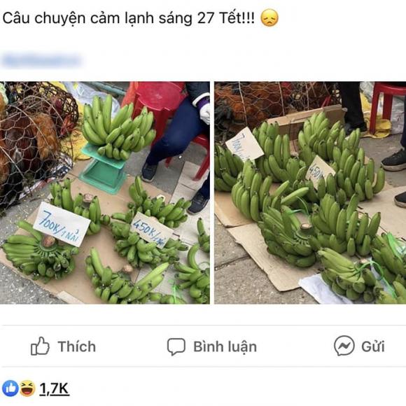 giá nải chuối dịp Tết, giá hoa quả dịp Tết, Tết nguyên đán