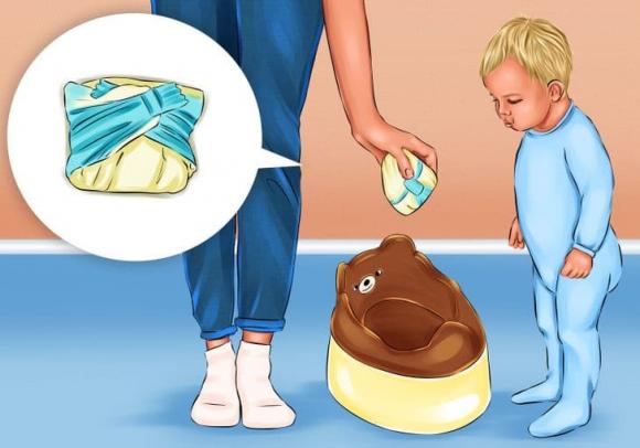 dạy trẻ đi vệ sinh, cách dạy trẻ đi vệ sinh, cách bỏ bỉm, chăm con 