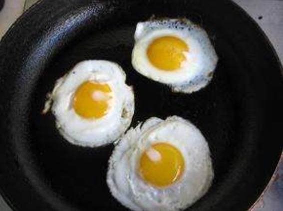 chiên trứng, trứng chiên, trứng ốp la, dạy nấu ăn