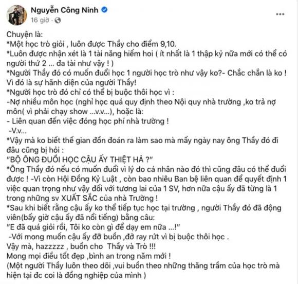 NSƯT Công Ninh,danh hài Trấn Thành, sao Việt