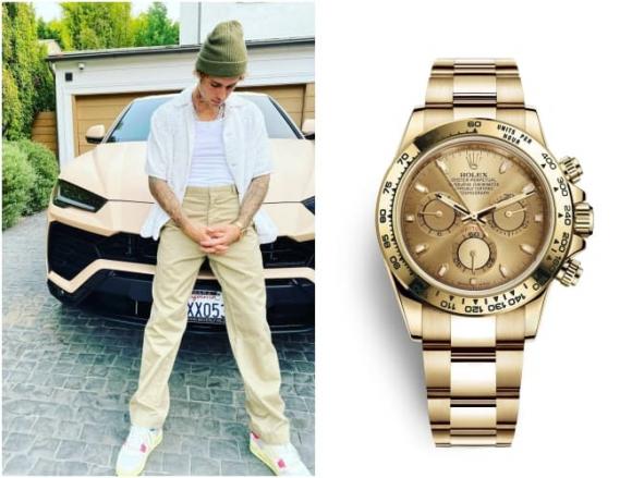 Justin Bieber, Bộ sưu tập đồng hồ của Justin Bieber, sao Hollywood