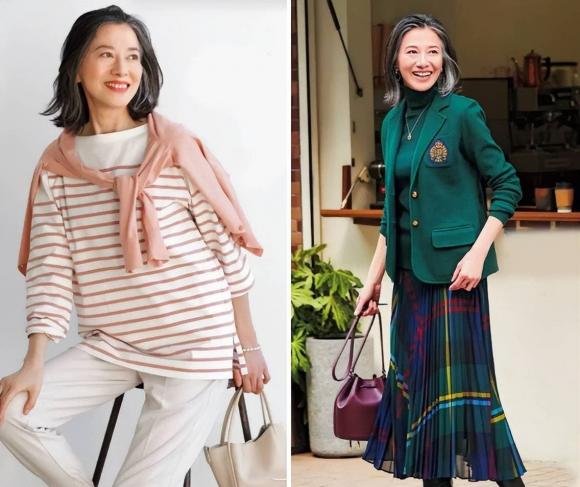 thời trang đẹp, thời trang, thời trang của cụ bà 61 tuổi