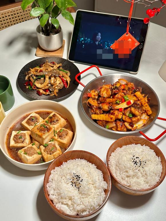 mâm cơm, mâm cơm ấm cúng, mâm cơm hai người 