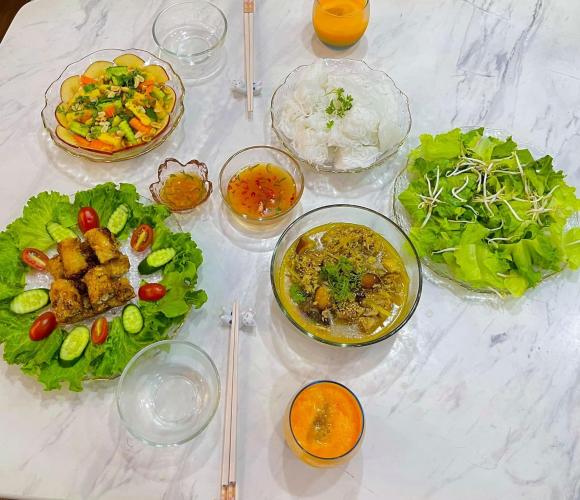 mâm cơm cuối tuần, mâm cơm gia đình, món ăn ngon