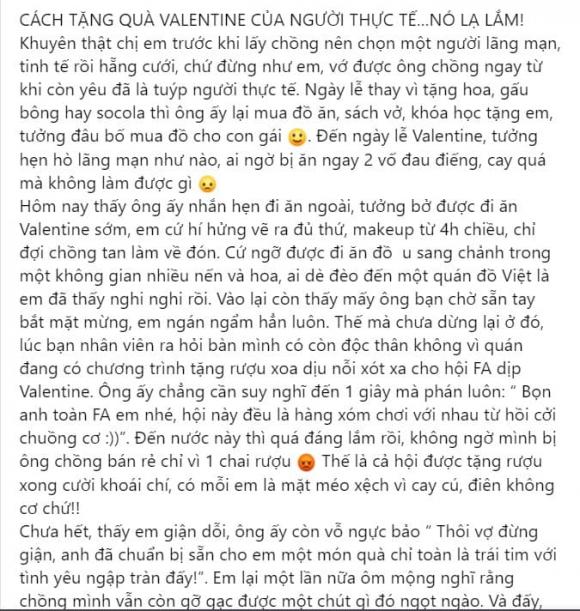 Valentine, quà Valentine, tặng quà cho vợ