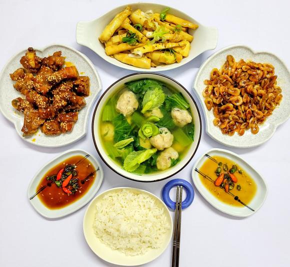 mâm cơm, cơm ngon cả tuần, món ngon 