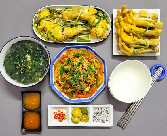 mâm cơm, cơm ngon cả tuần, món ngon 