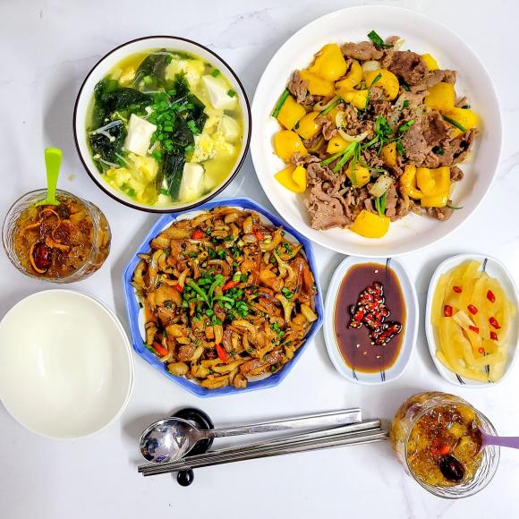 mâm cơm, cơm ngon cả tuần, món ngon 