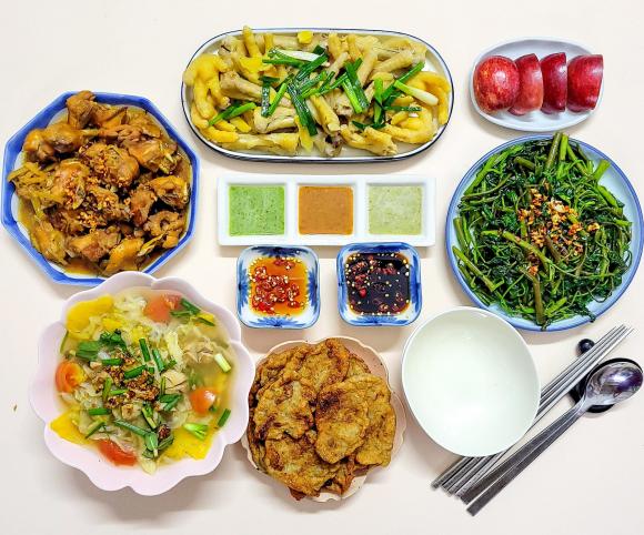 mâm cơm, cơm ngon cả tuần, món ngon 