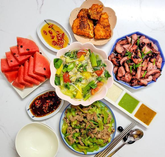 mâm cơm, cơm ngon cả tuần, món ngon 