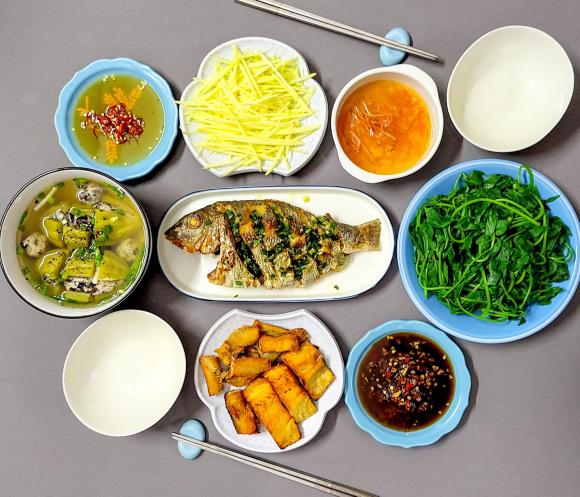 mâm cơm, cơm ngon cả tuần, món ngon 