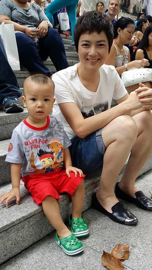 Thúy vinh,con trai thúy vinh,sao việt