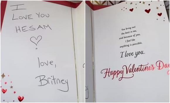 Britney Spears , Sam Asghari, ngày Valentine