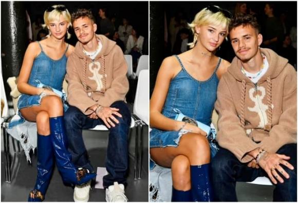 Romeo Beckham ,  Mia Regan ,  Mia Regan và Romeo Beckham tình tứ sau khi tái hợp