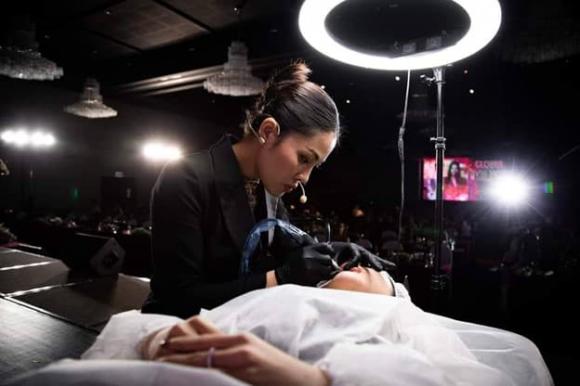 Thùy Dương Lauber, phun xăm thẩm mỹ, làm đẹp