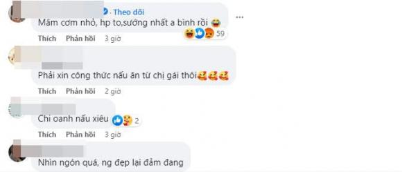 Phương Oanh, Phương Oanh nấu ăn, sao việt 